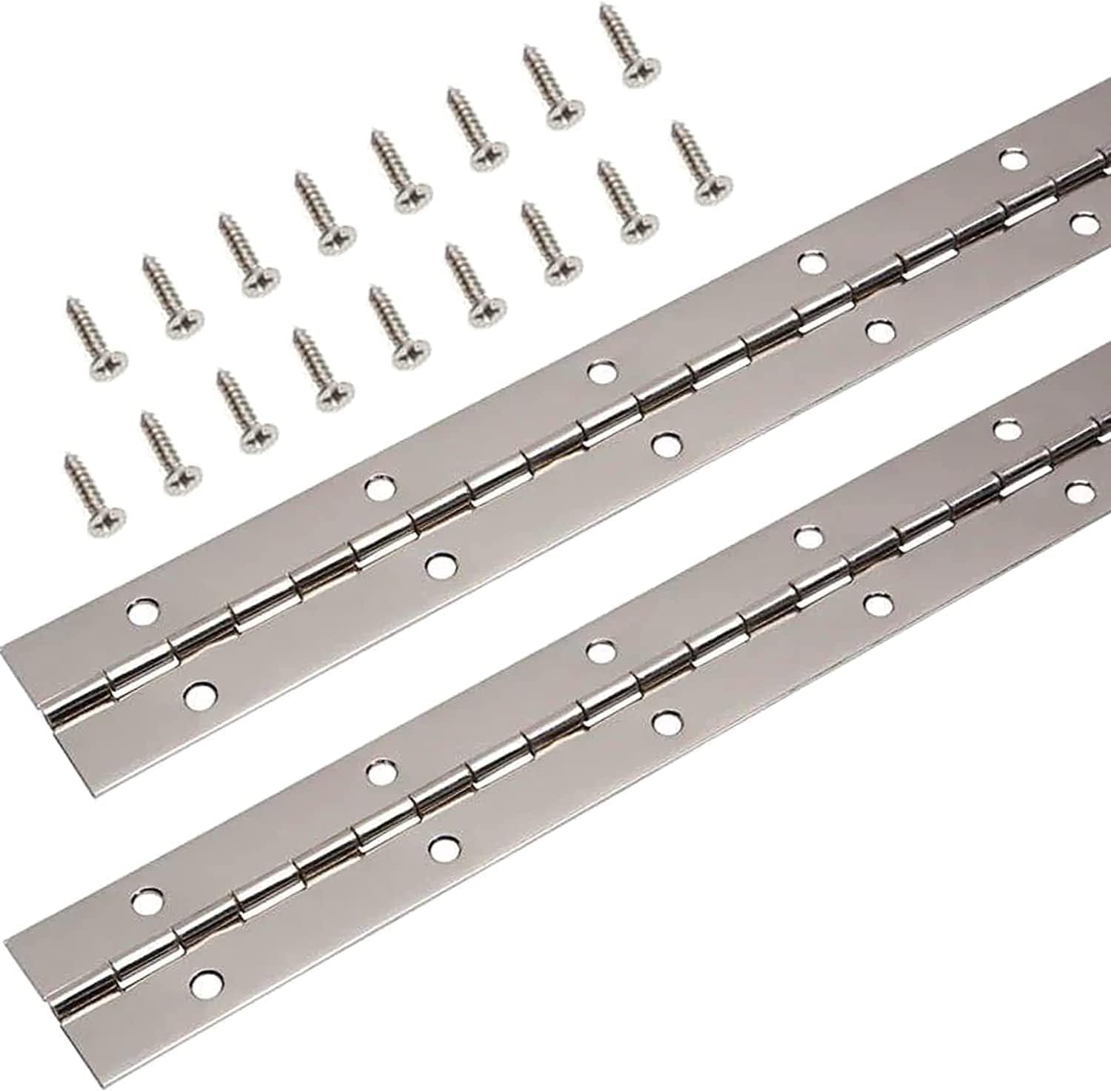 Surface-mounted hinge for kitchen cabinets