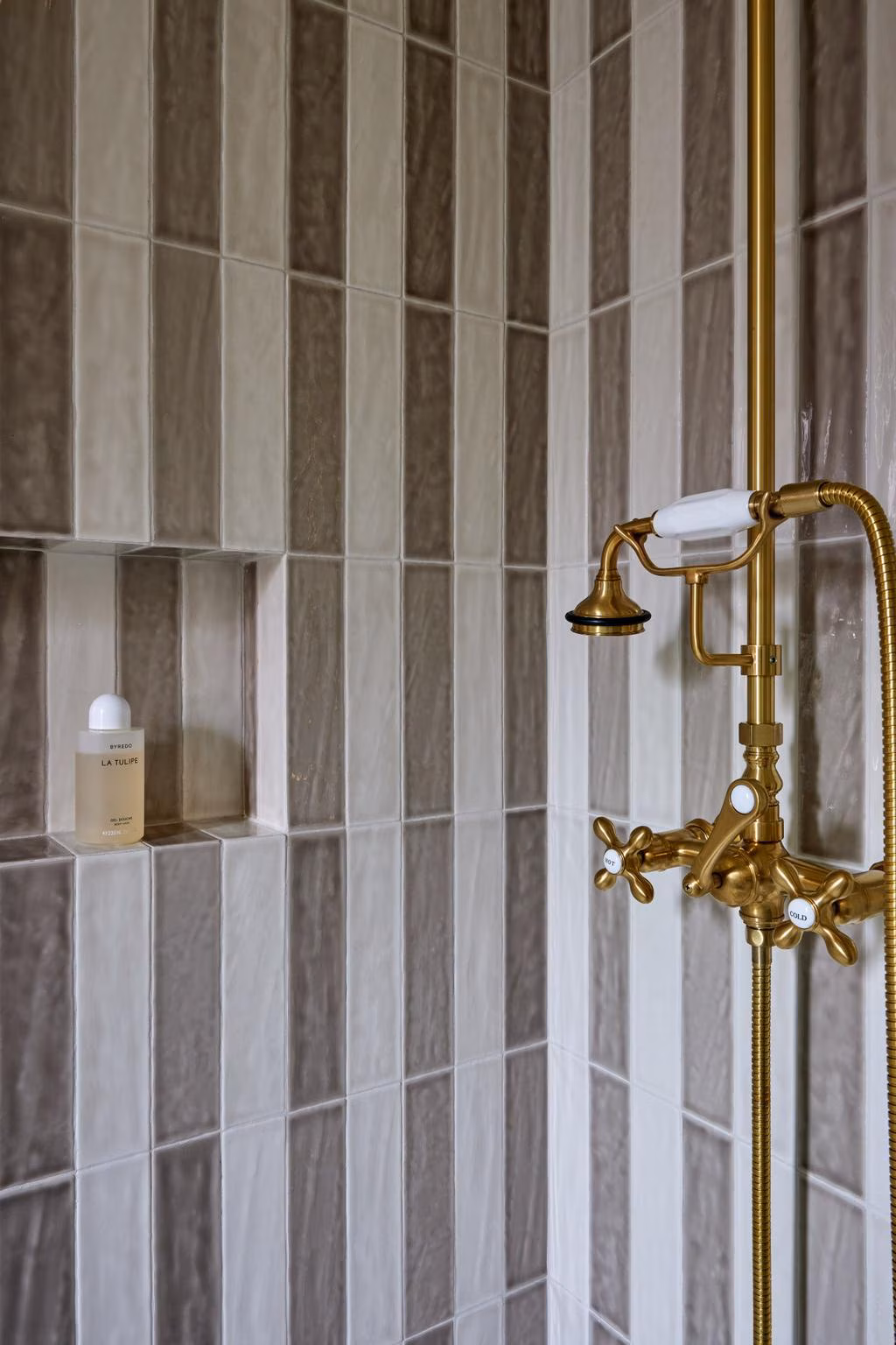 Bathroom detail at Waverly Place apartment