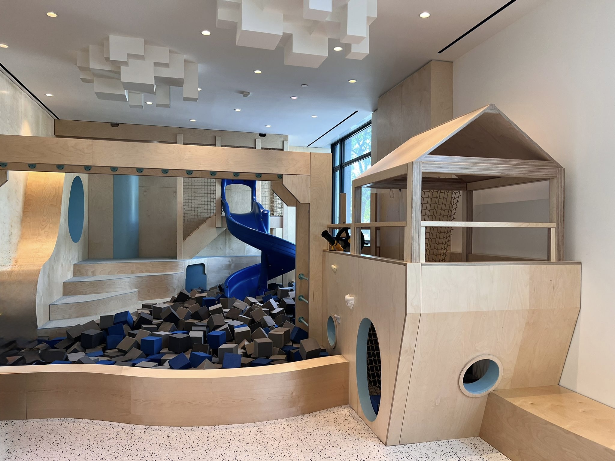 Children's Playroom - Curved Millwork Detail